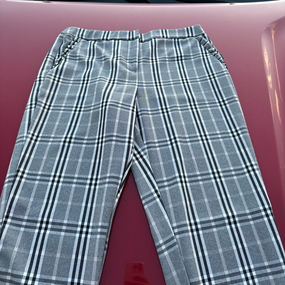 Plaid dress/work pants